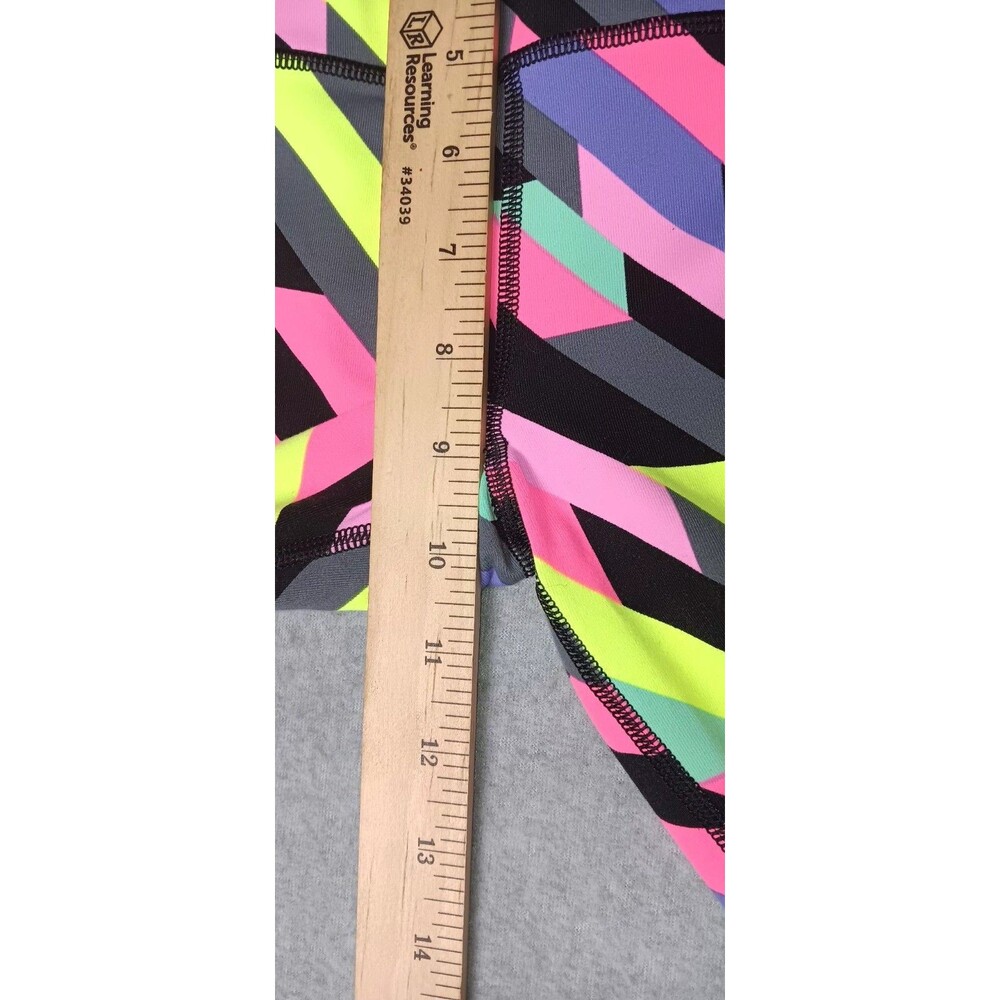 Victorias Secret VSX Sport Coolant Knockout Leggings S Neon Colorblock Abstract - Picture 7 of 10